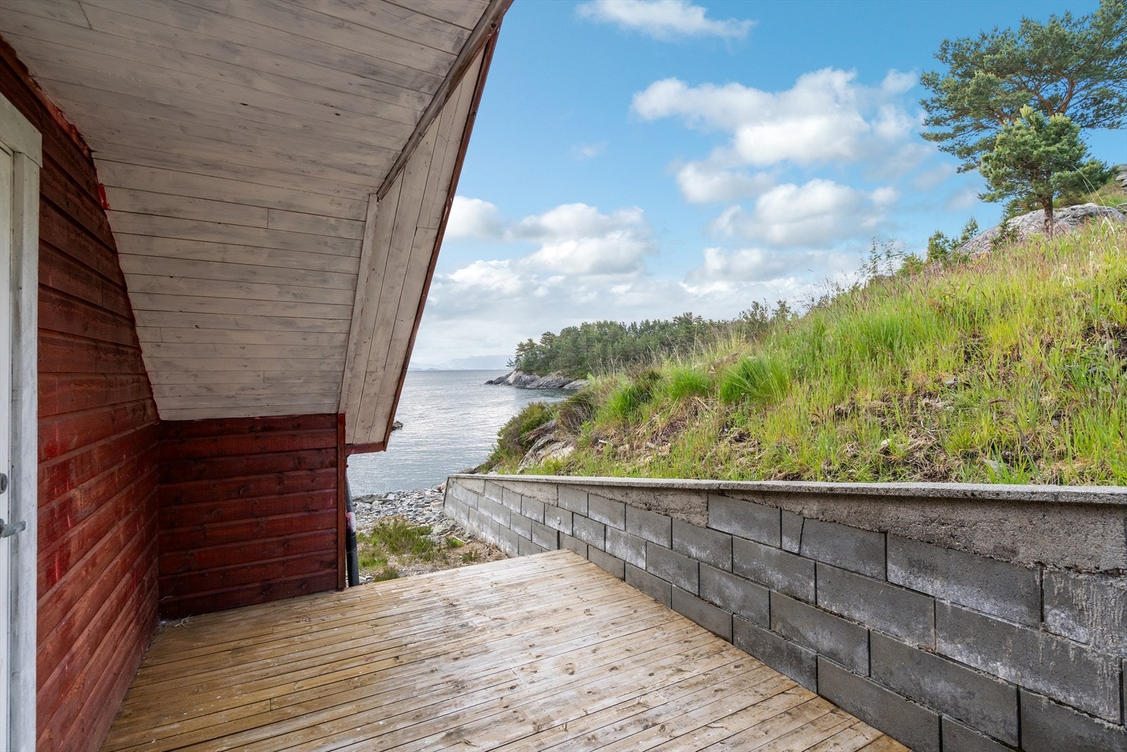 Terrasse/uteområde med fin utsikt Galleribilde