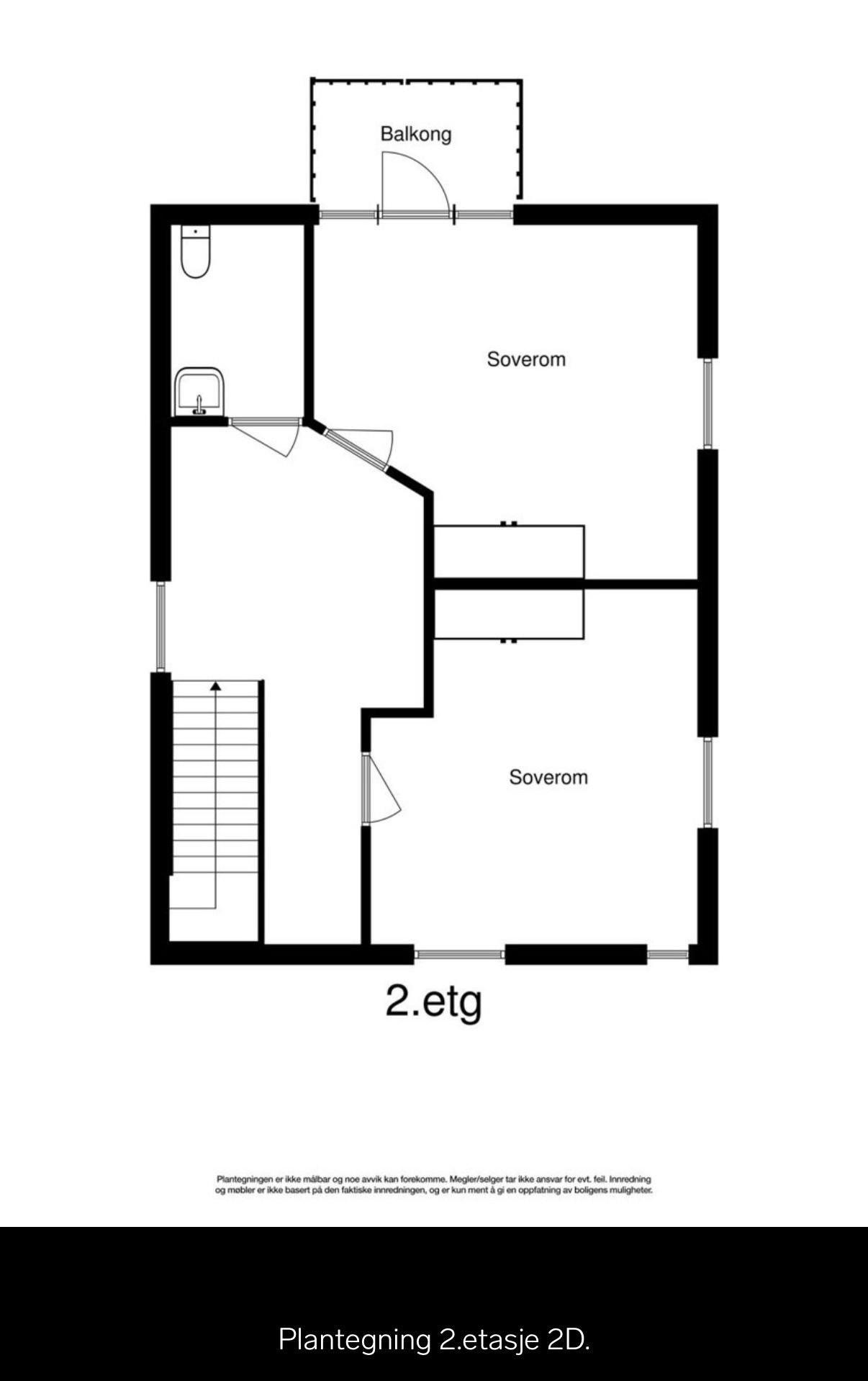 Plantegning 2 etg Galleribilde