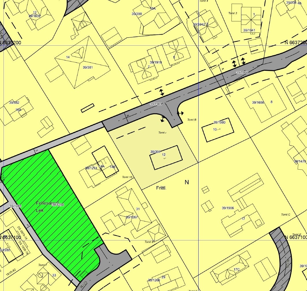 Reguleringsplan - Kommuneplanens bestemmelser gjelder Galleribilde