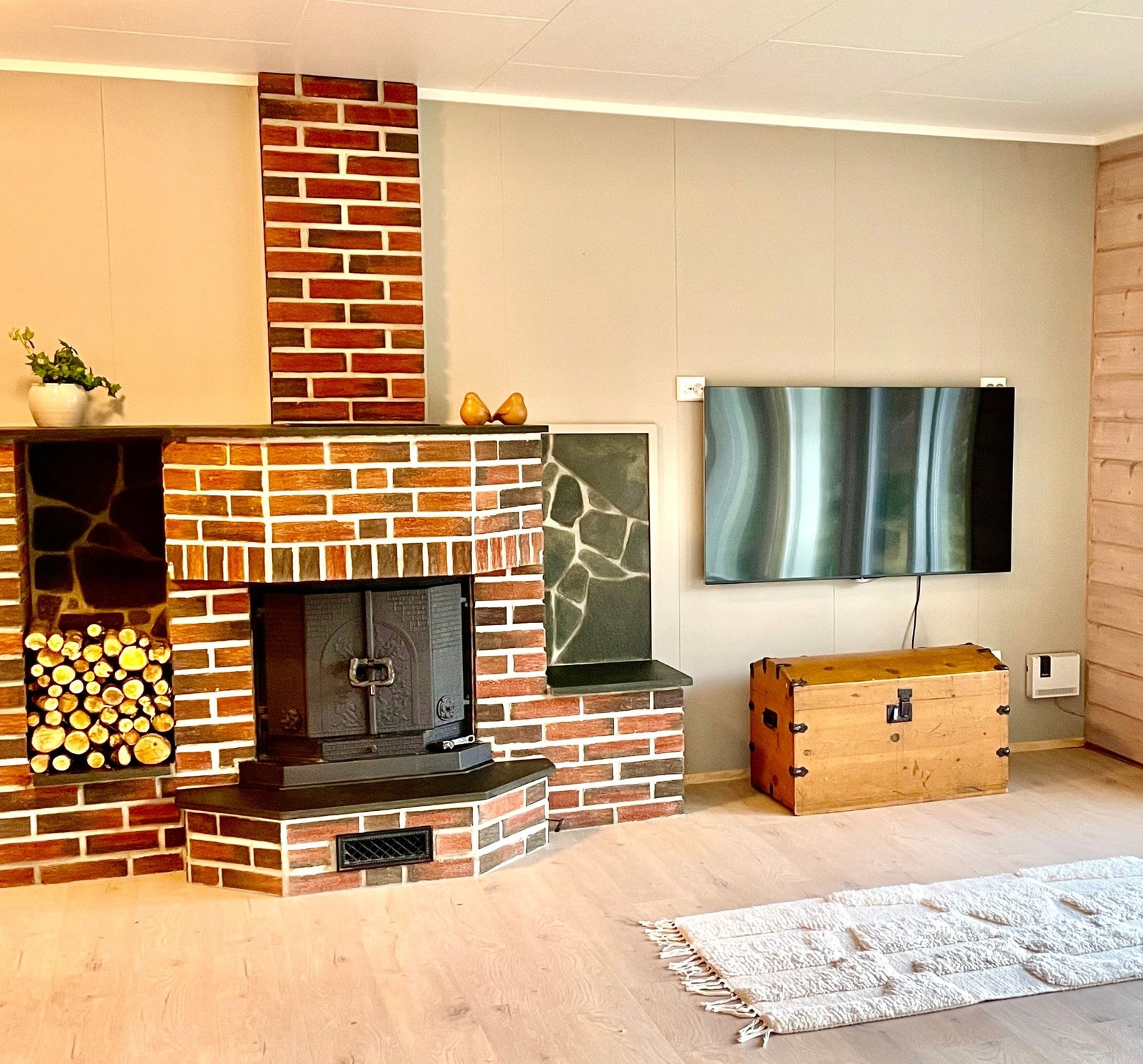 Ildsted stue Galleribilde