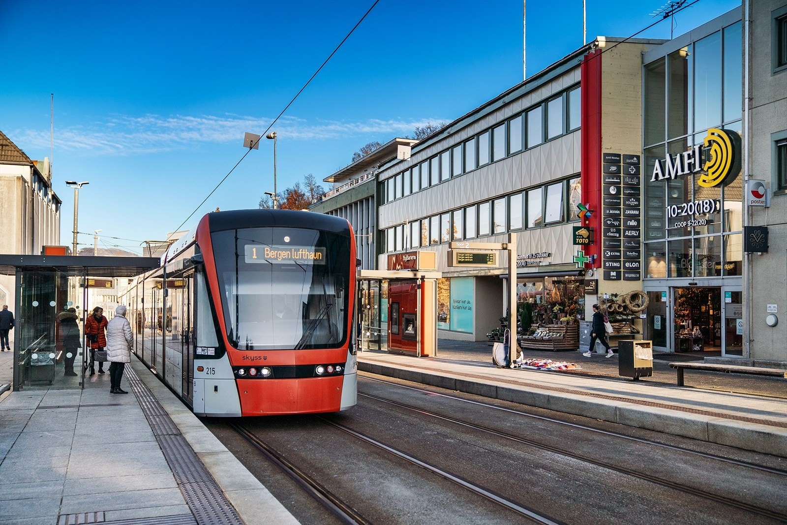 - Ca. 6 minutters kjøring til Nesttun sentrum hvor bybanen går i begge retninger - Galleribilde