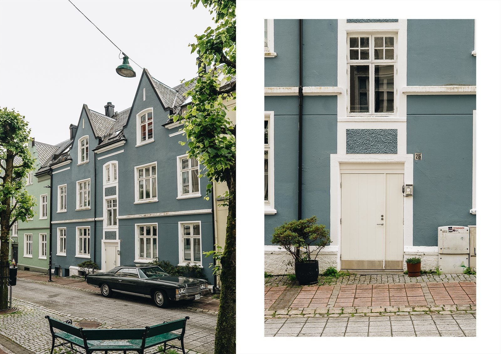 Taket ble lagt nytt i 2011 og tekket med klassisk skiferstein - et varig og estetisk materiale som kler bygårdens karakter. Sammen med den pussete fasaden fremstår eiendommen solid og tidløs i bybildet. Galleribilde