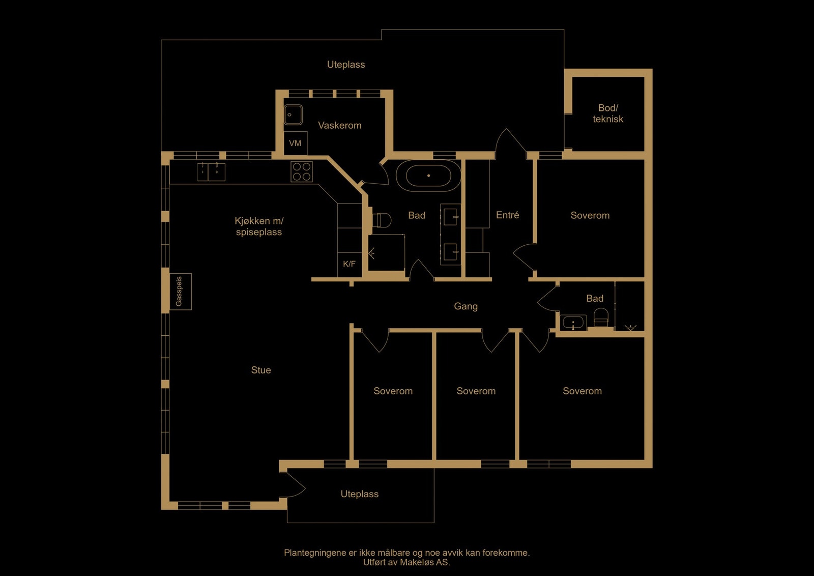 Plantegning - illustrasjon, avvik kan forekomme Galleribilde