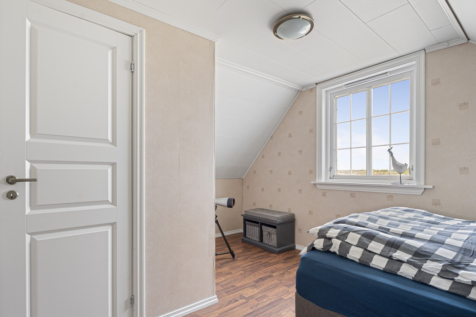 Tilleggsdel innredet som soverom. Galleribilde