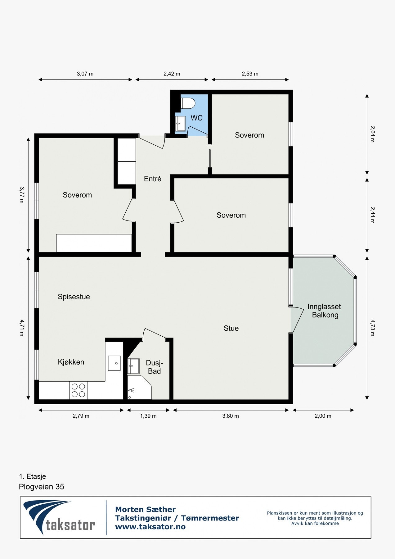 Plantegning Galleribilde