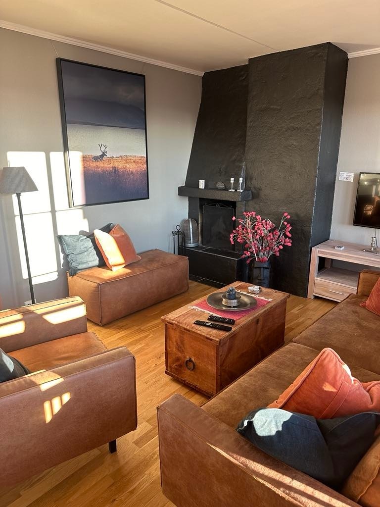 Stue med peis. Galleribilde