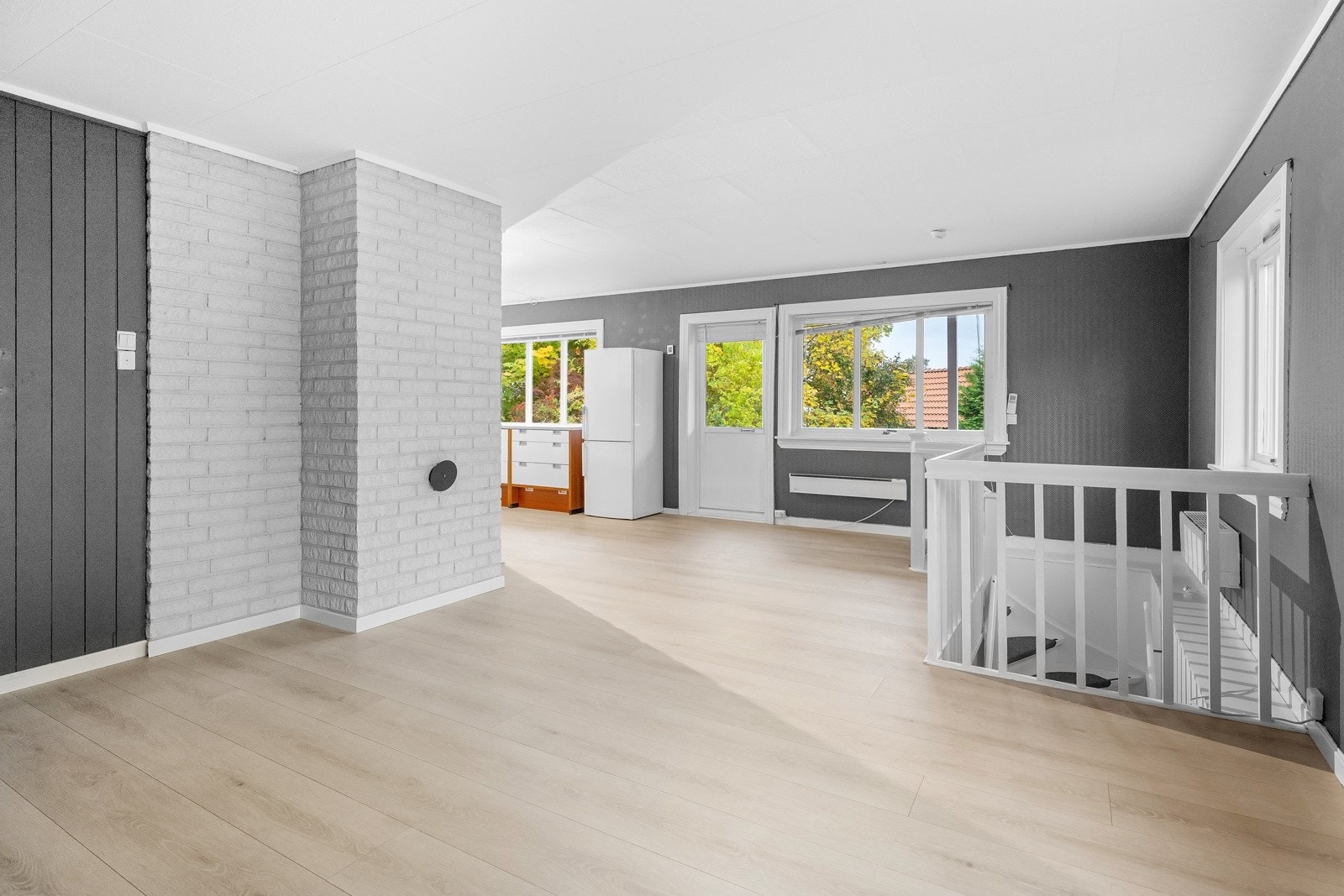 Stuen har en moderne og fin farge. Galleribilde