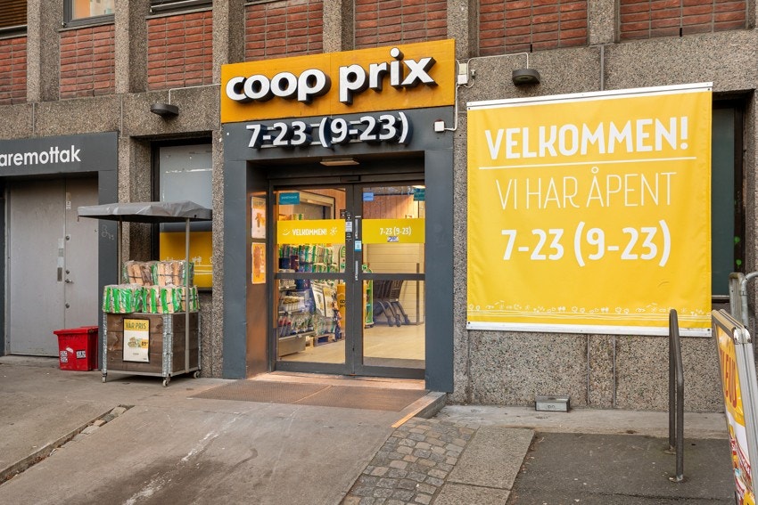 Området kan by på et godt utvalg av butikker. Galleribilde