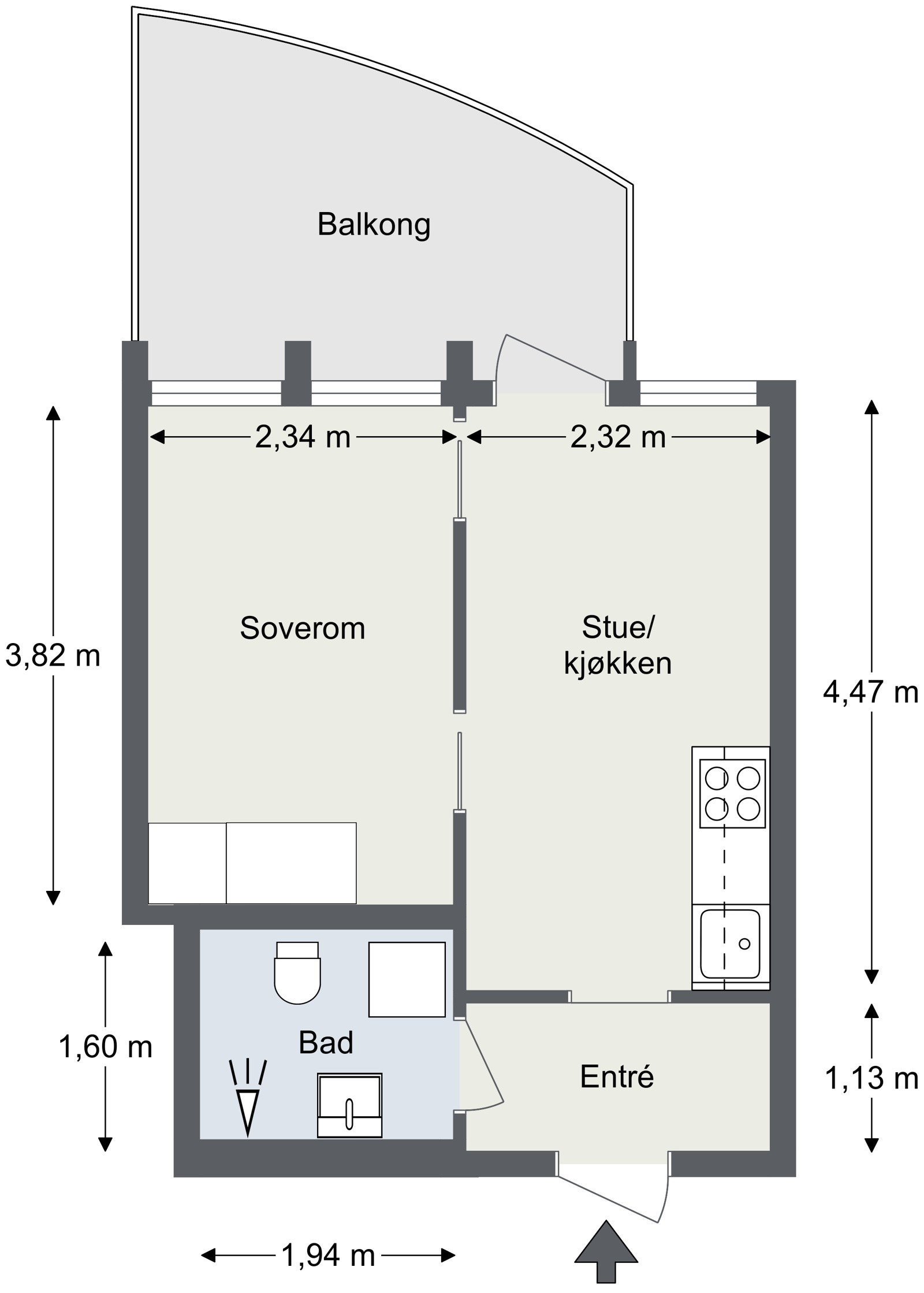 Plantegning anr 105 Galleribilde