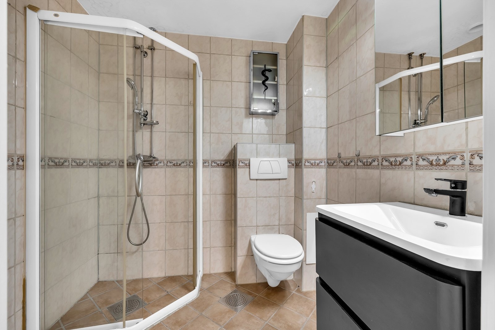 Badet er fra 2003, oppusset i regi av borettslaget Galleribilde