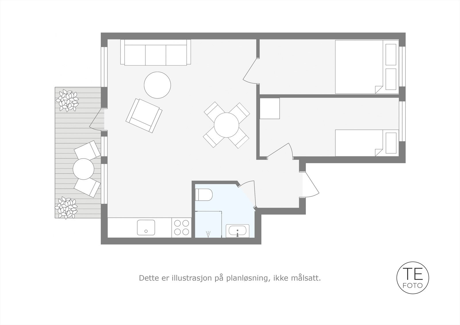 Plantegning. Galleribilde