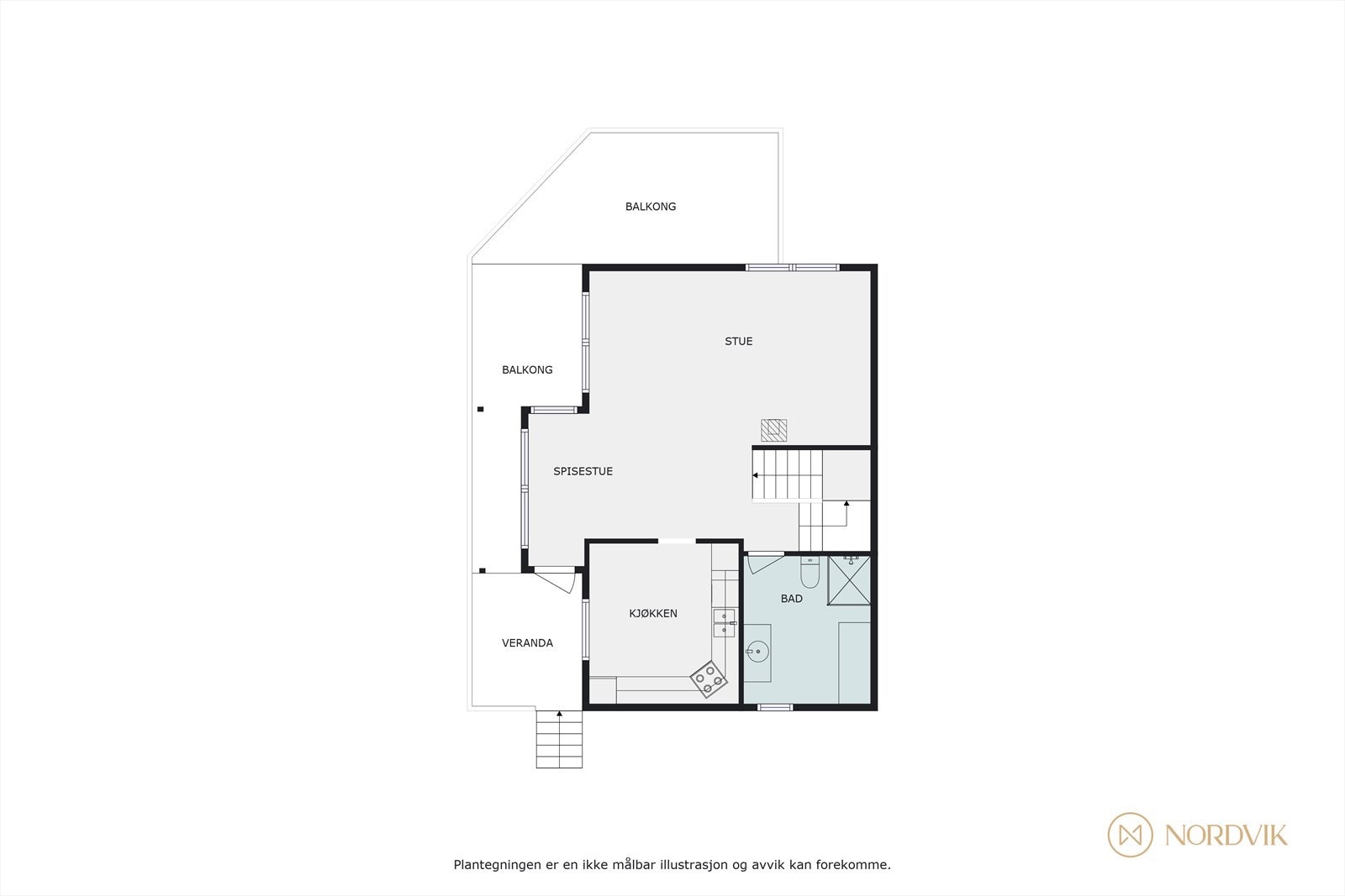 Plantegning Galleribilde