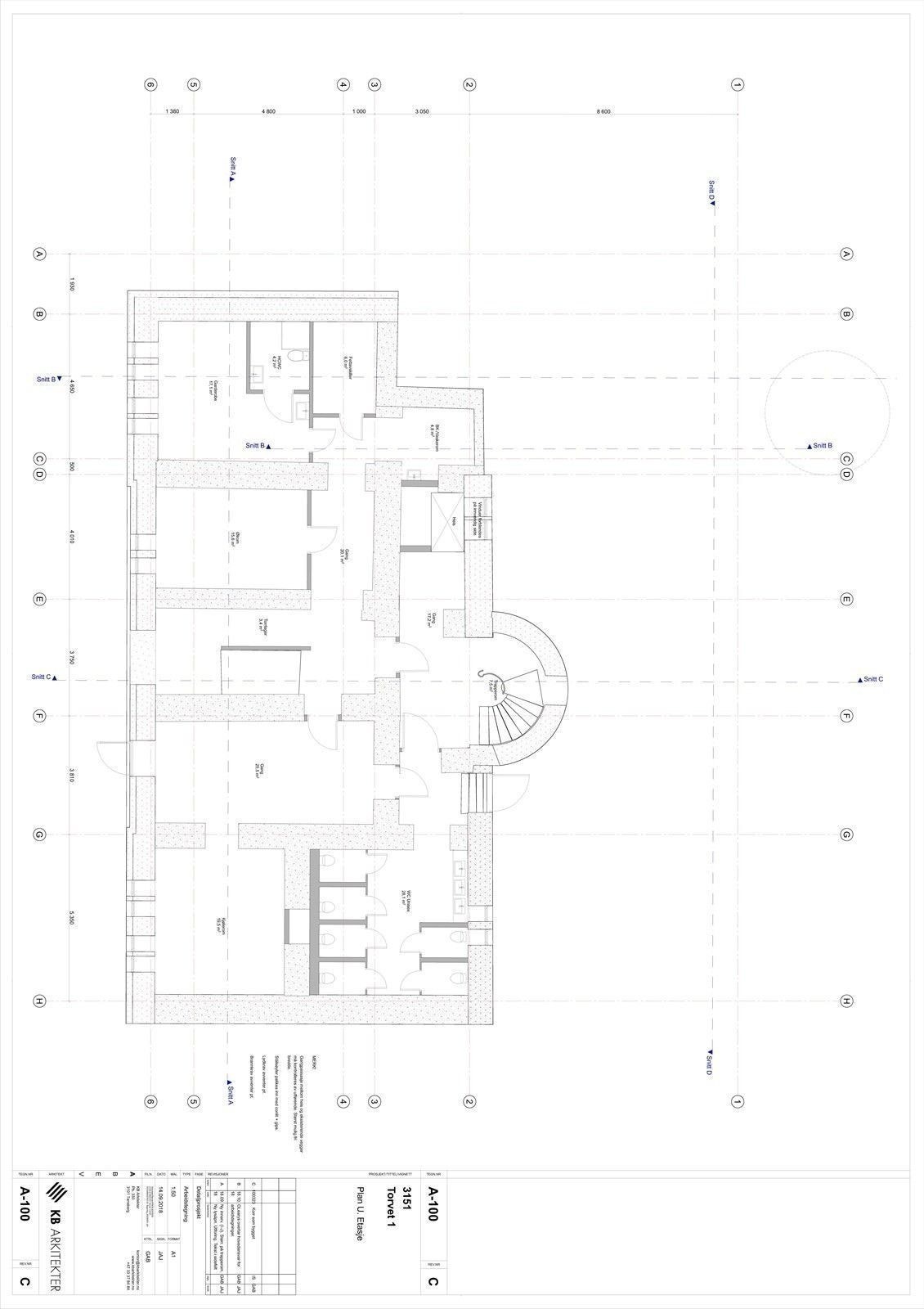 Plantegning u.etg Galleribilde