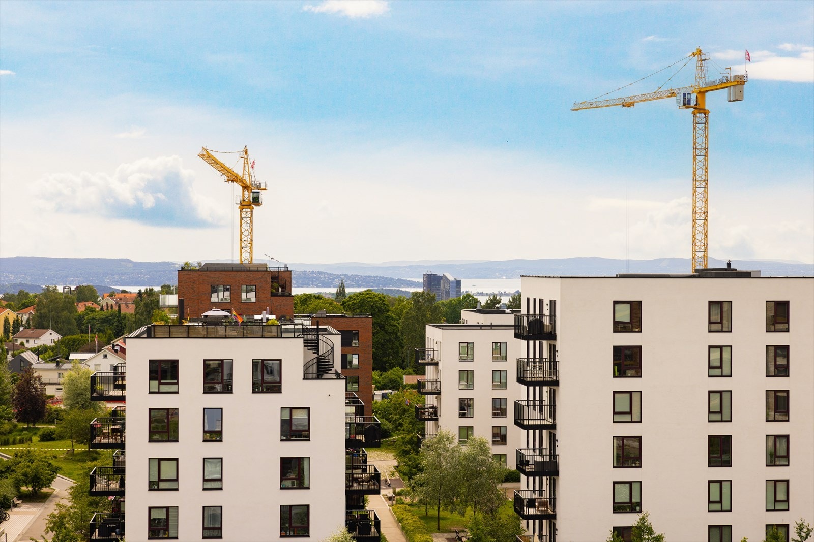 Utsikt mot Oslo og fjorden. Galleribilde