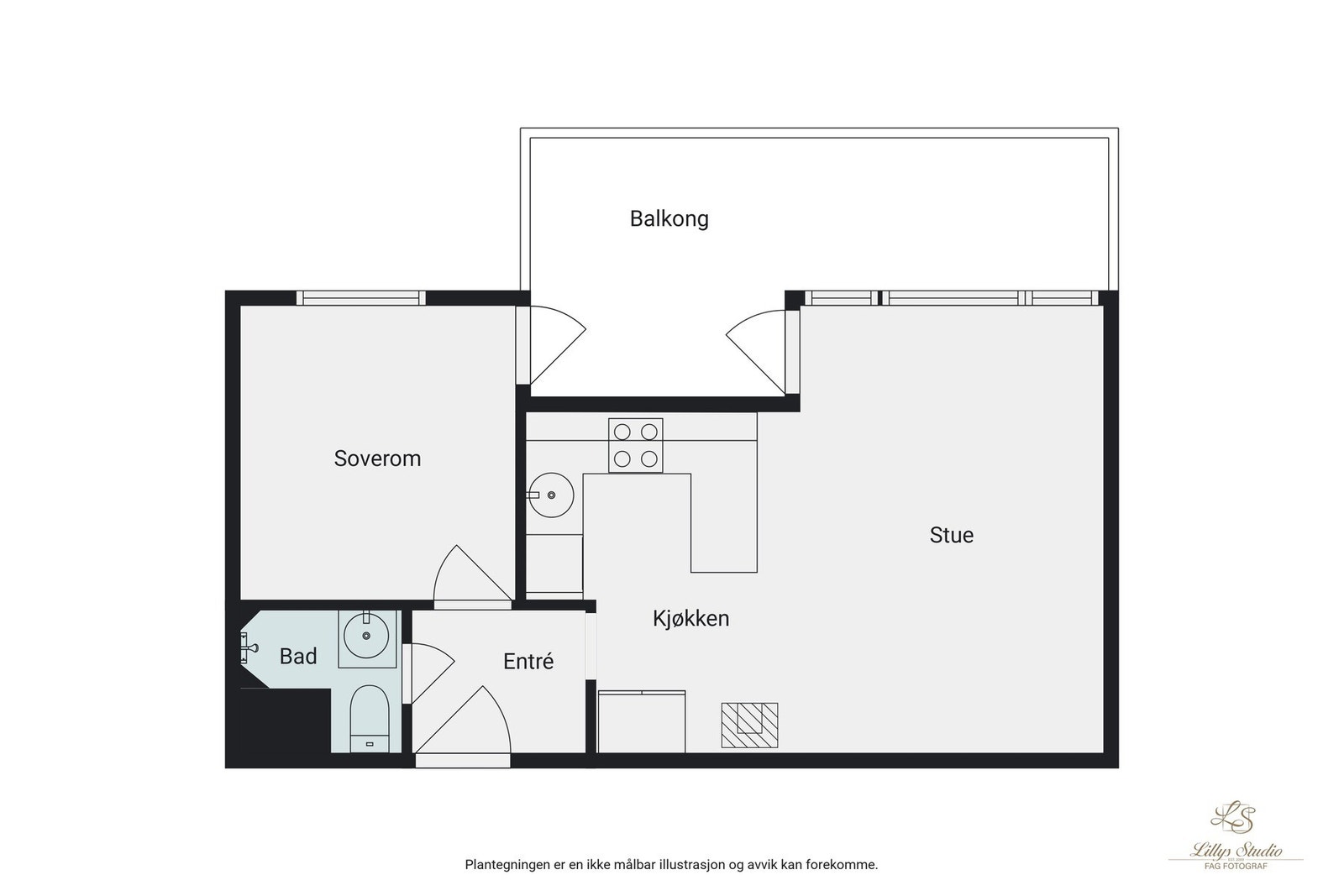 Planskisse. Galleribilde