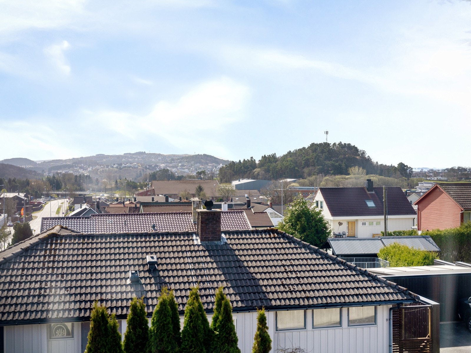 Flott utsikt fra soverommet Galleribilde