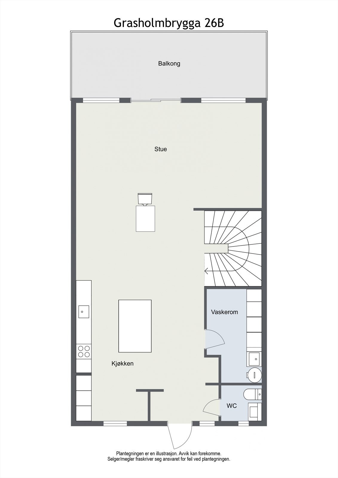Plantegning 2.etasje Galleribilde