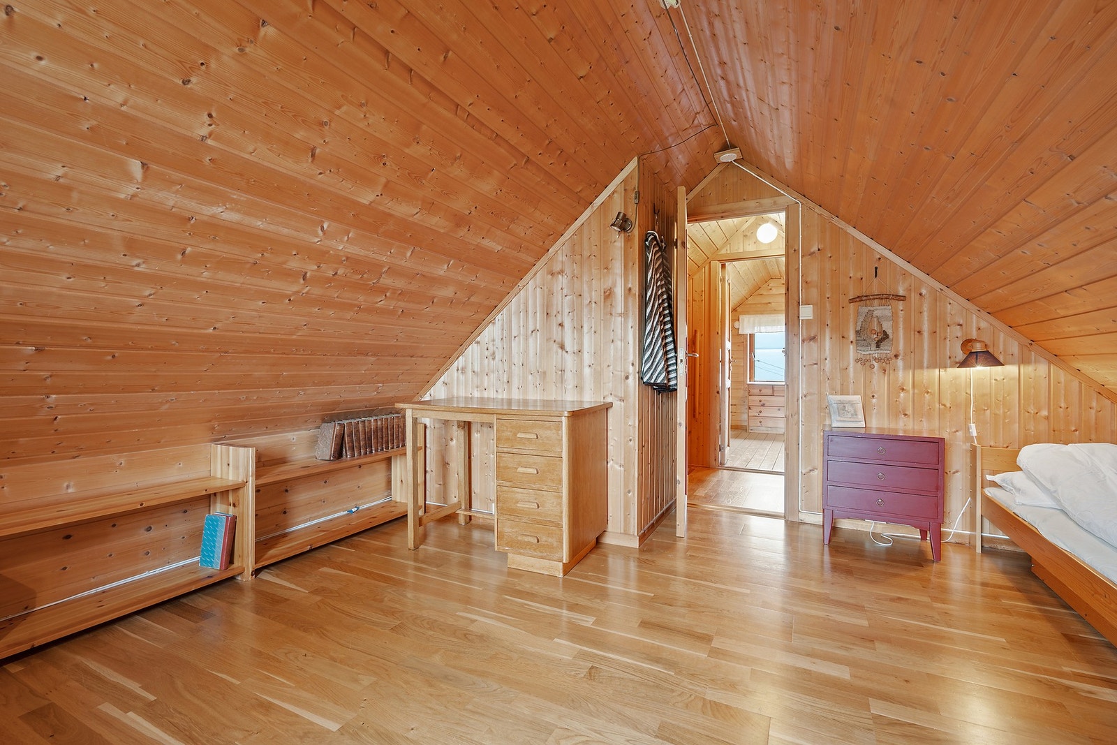 Soverom på loft Galleribilde