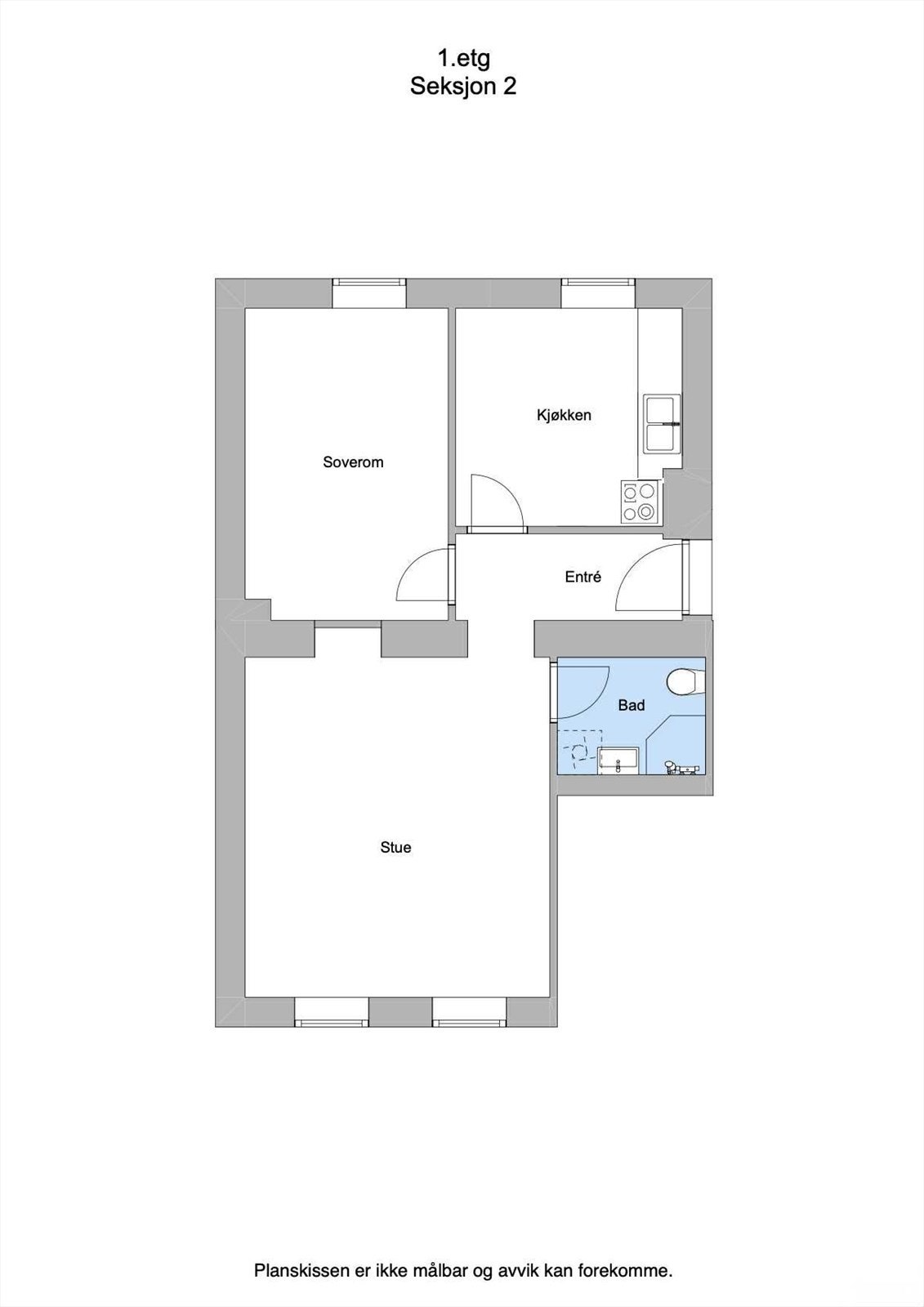 Dagens planløsning. Galleribilde