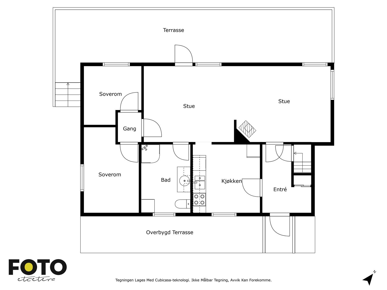 Veiledende planskisse 1. etasje. Ikke målbar Galleribilde
