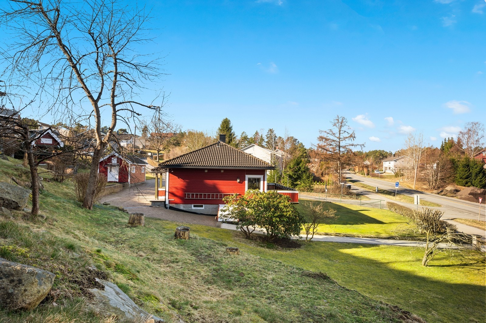 Frittstående bod på eiendommen Galleribilde