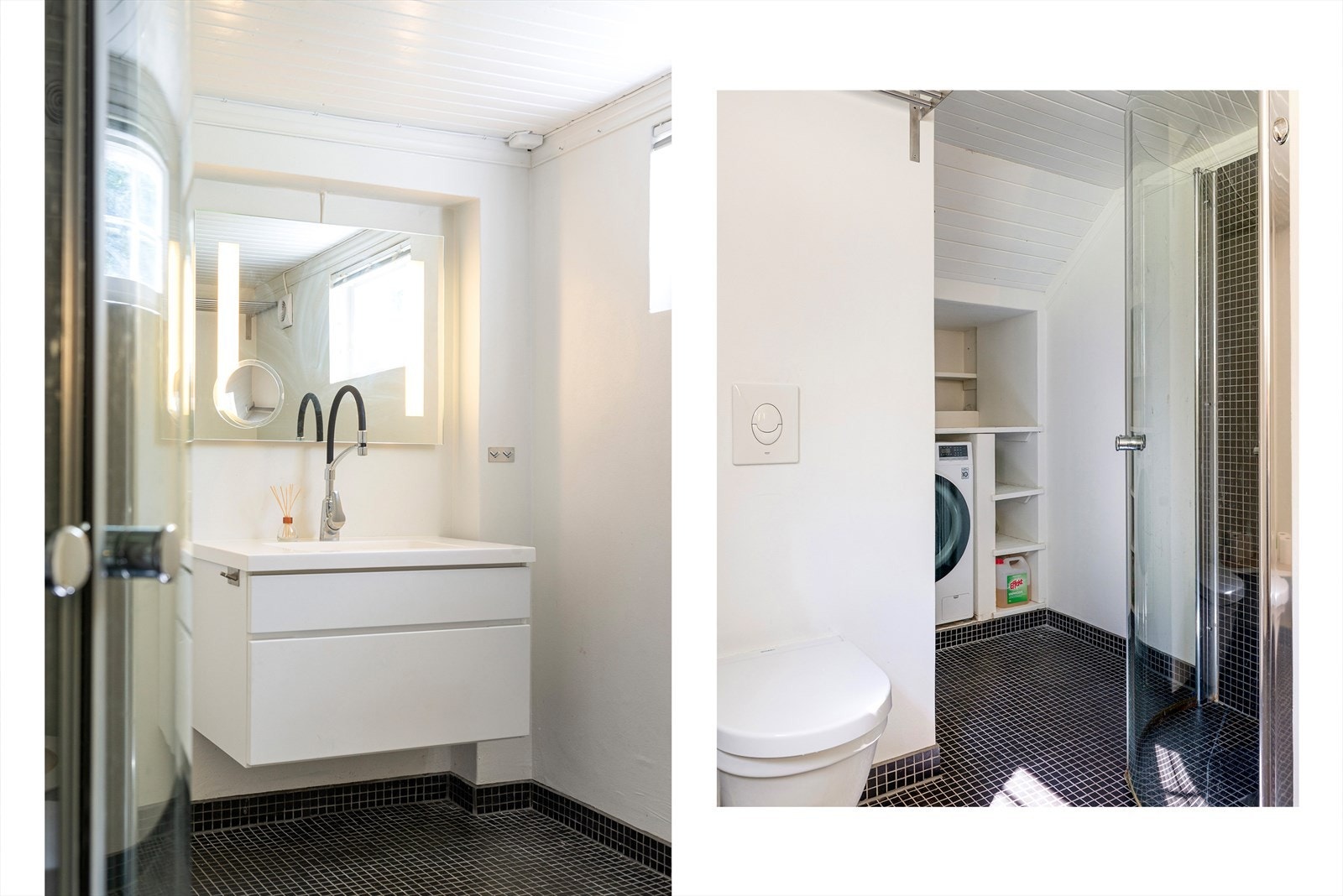 Vaskerom/bad i kjelleren Galleribilde