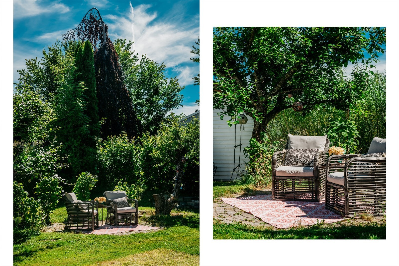 I andre enden av hagen kan du slikke det siste av soltimene Galleribilde