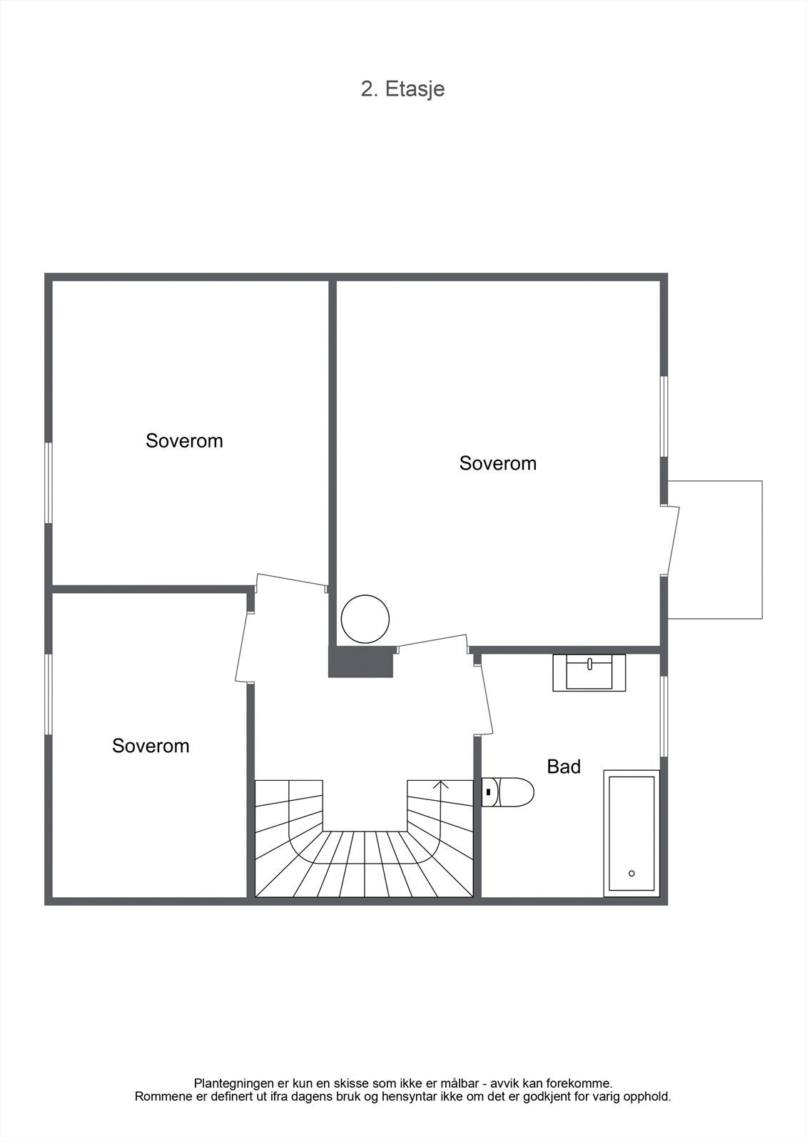 Plantegning - 2. etasje Galleribilde