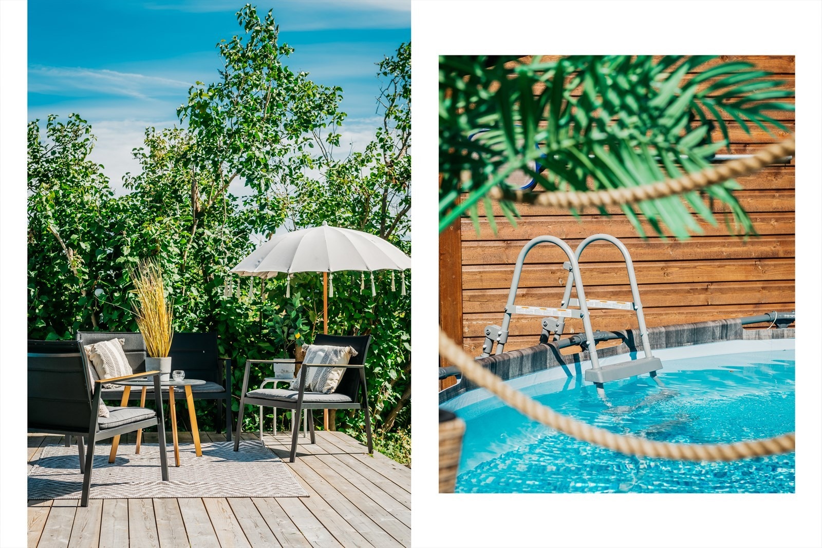 Sommeridyll rett ut i hagen Galleribilde