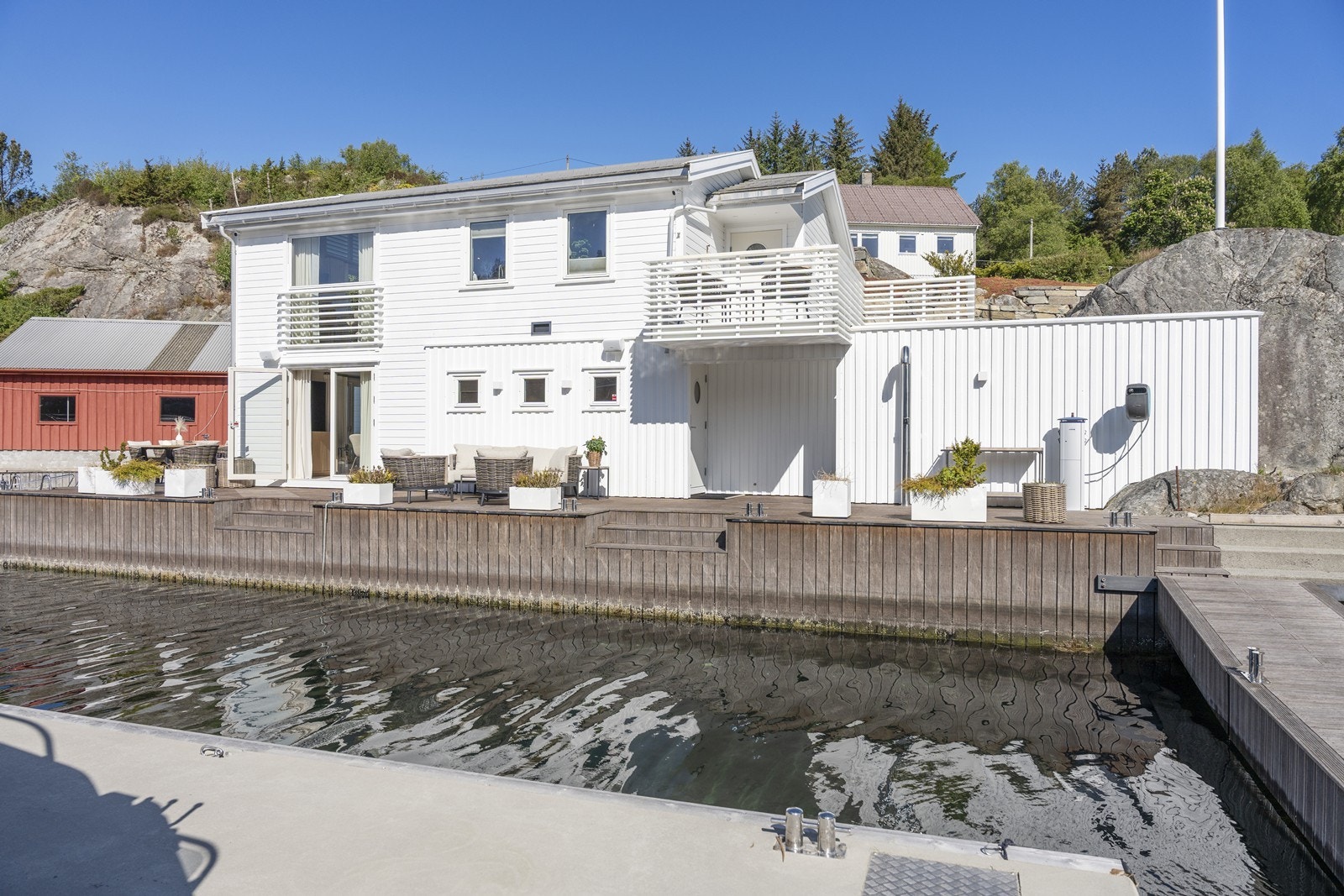 Sjøhuset og kaien Galleribilde