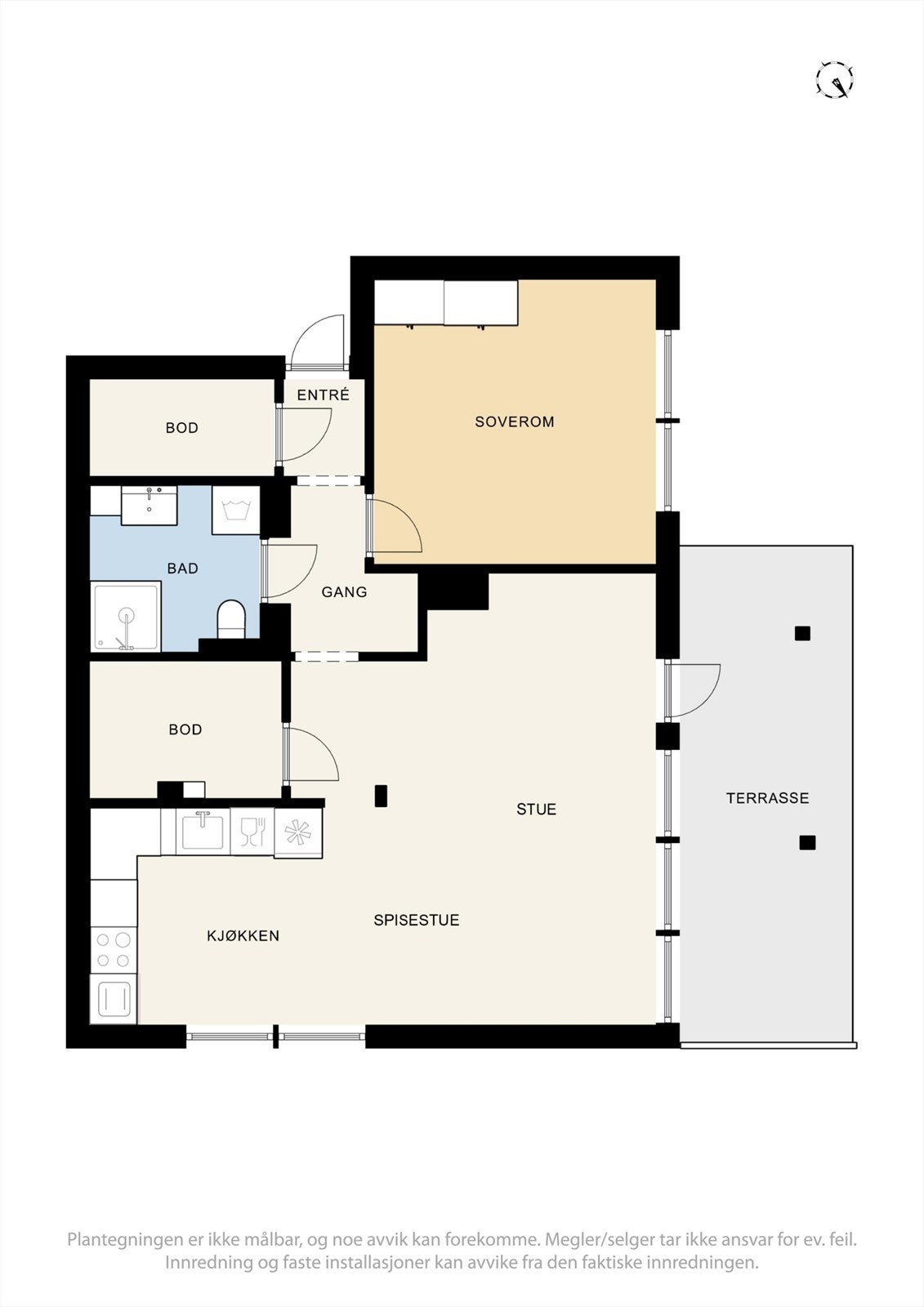 Plantegning Galleribilde