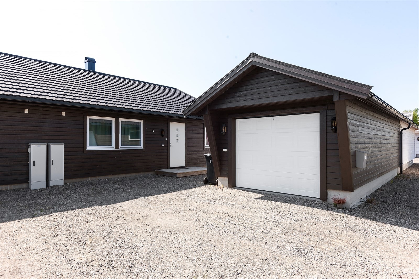 Praktisk og lett tilgjengelig parkering rett utenfor inngangspartiet. Galleribilde