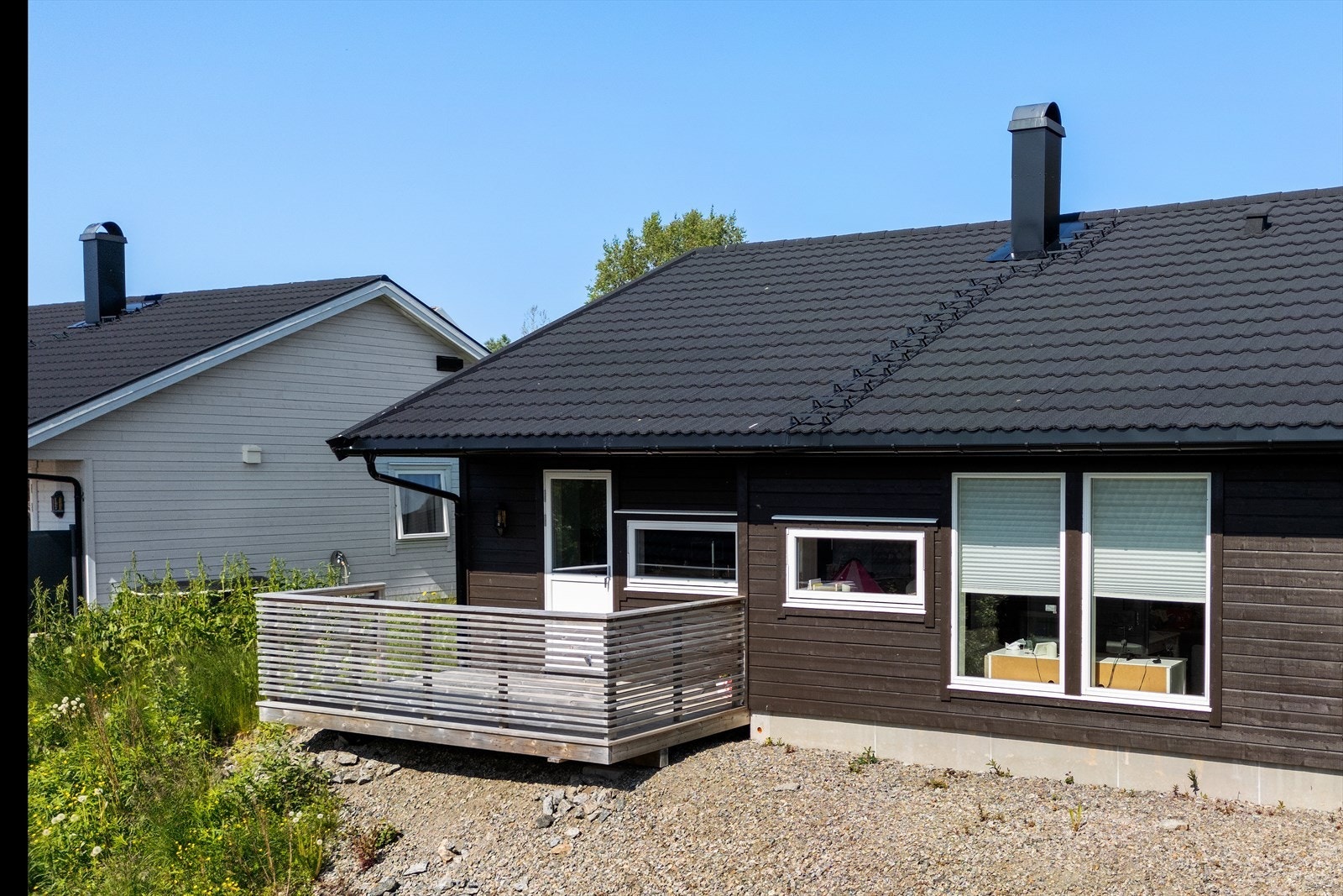 Halvpart av tomannsbolig med "eneboligfølelsen". Galleribilde