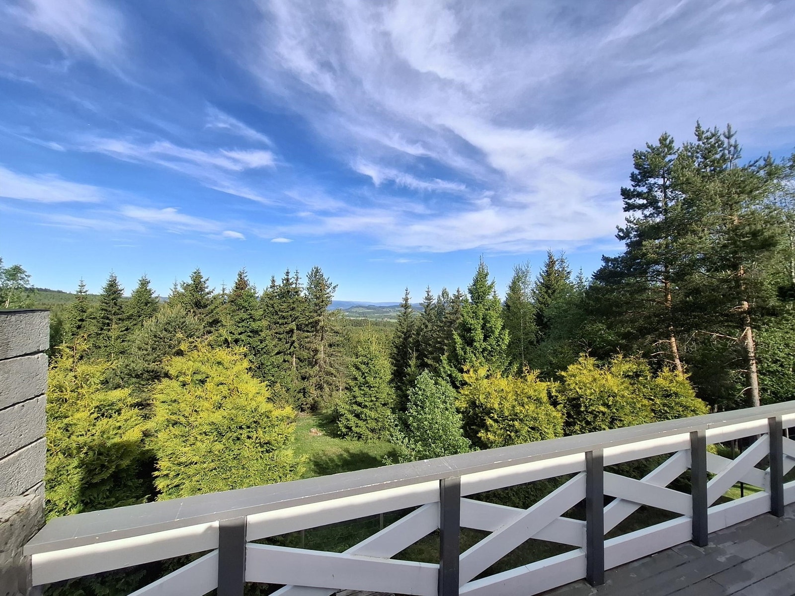 Utsikt fra terrassen Galleribilde