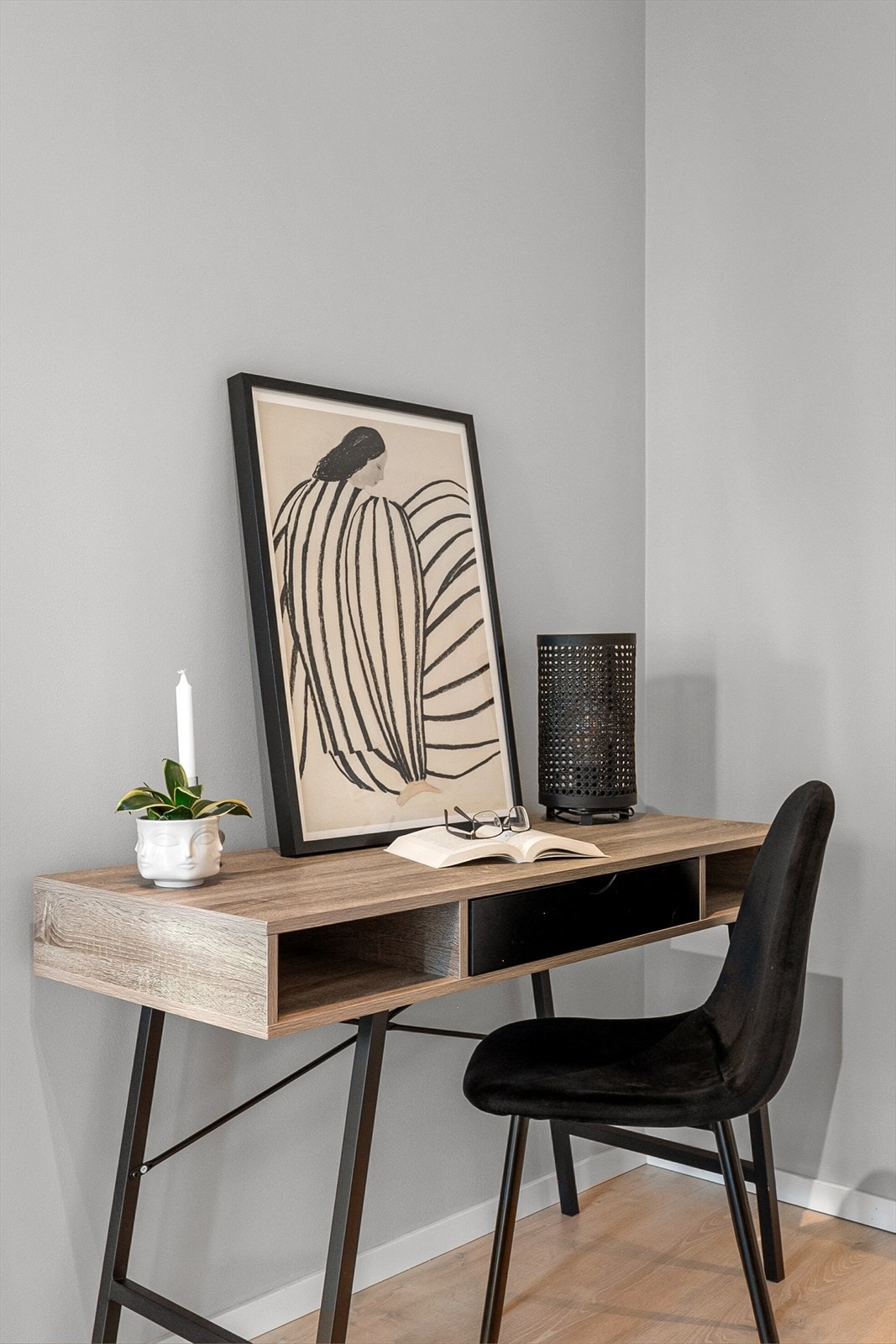 Her er det ellers plass å innrede med både seng, nattbord, garderobeskap osv. Galleribilde