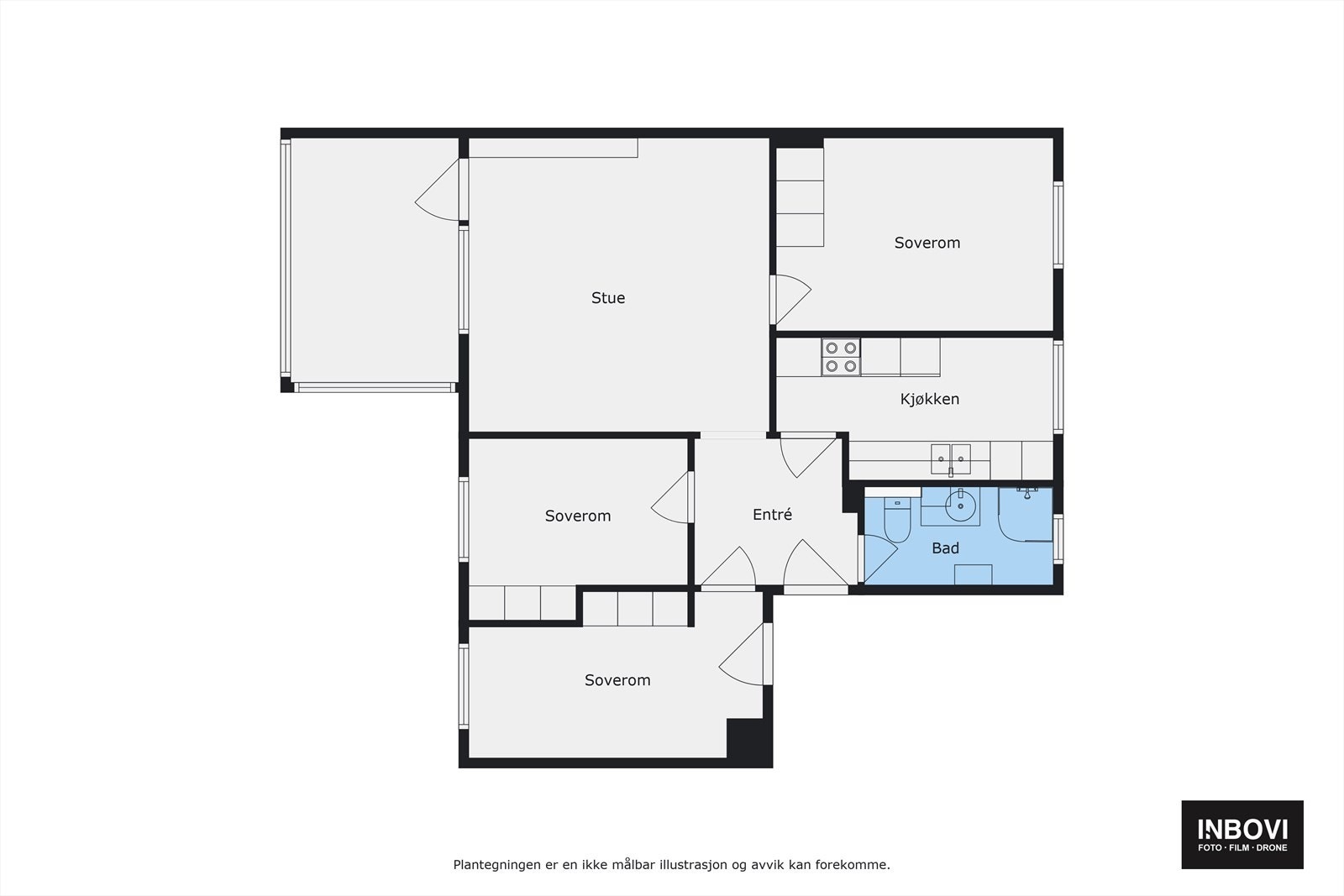 Plantegning Galleribilde