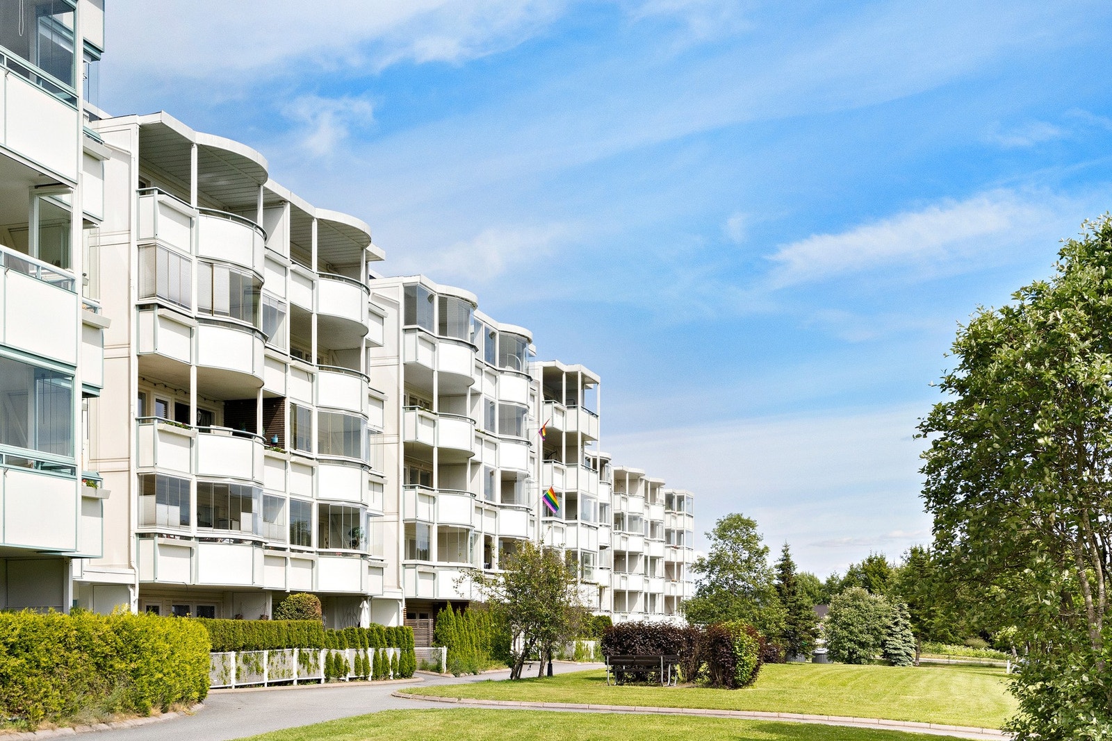 Boligen ligger i byggets 4. etasje. Galleribilde