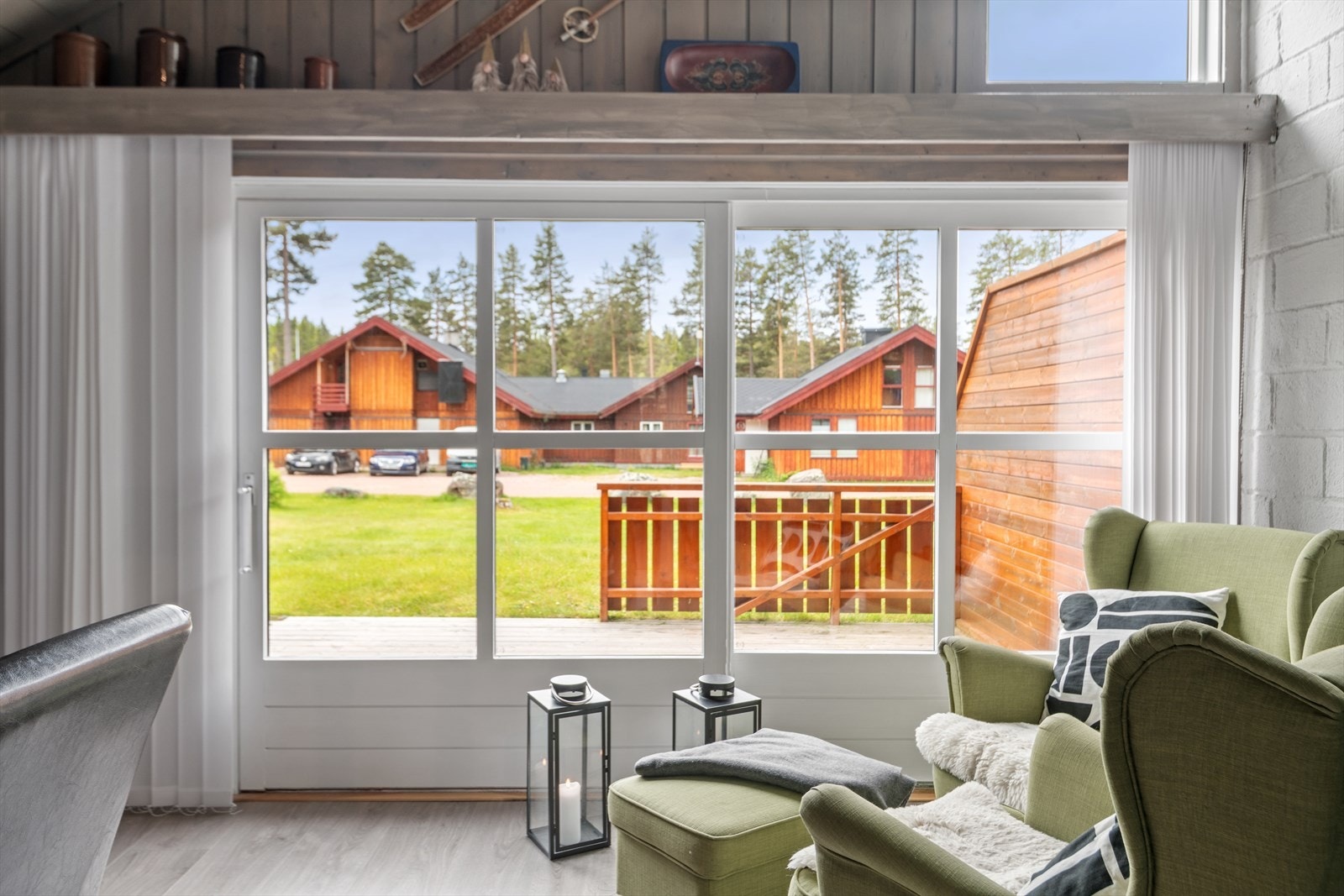 Stue og utsikt Galleribilde