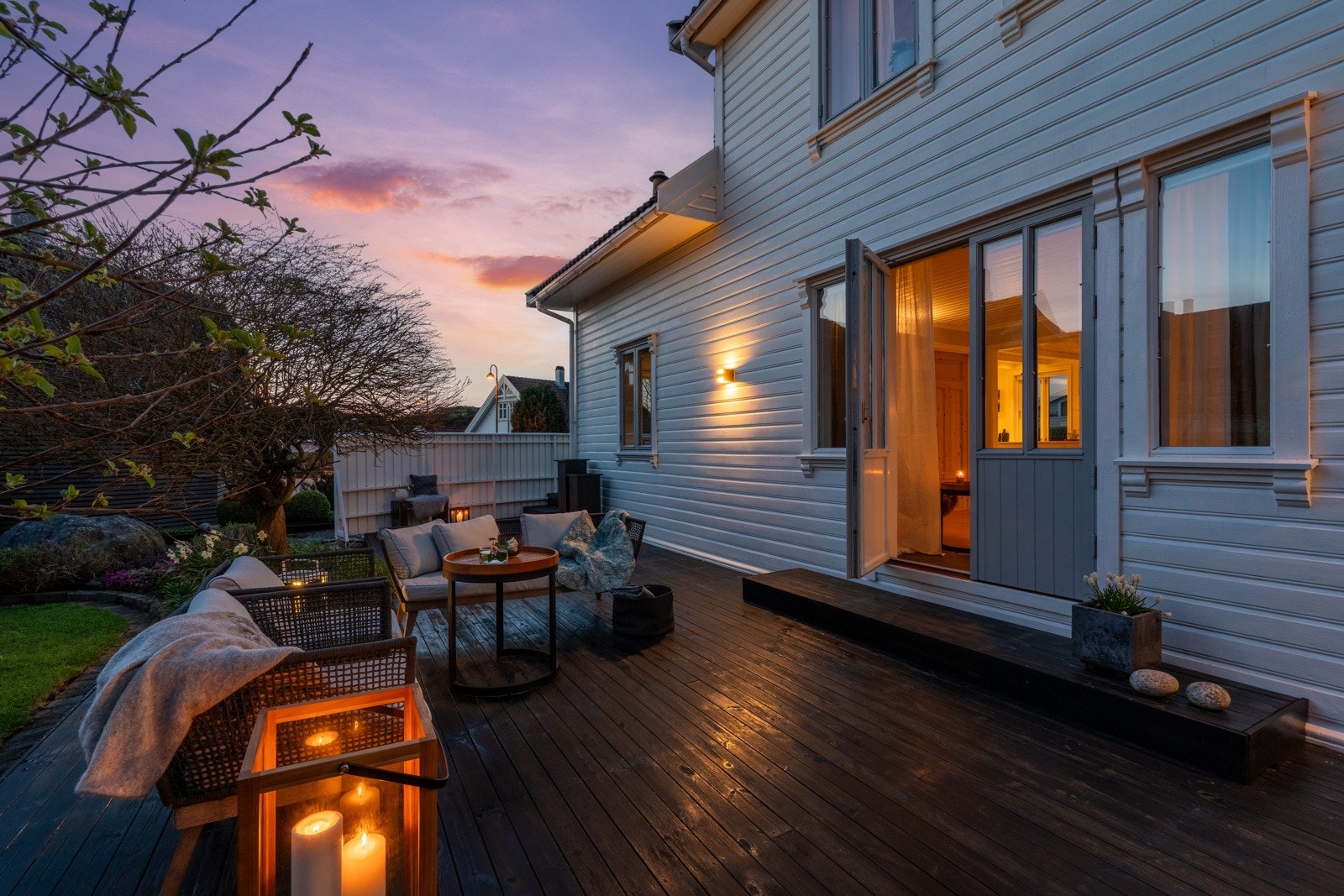 Kveldsbilde | Terrasse Galleribilde