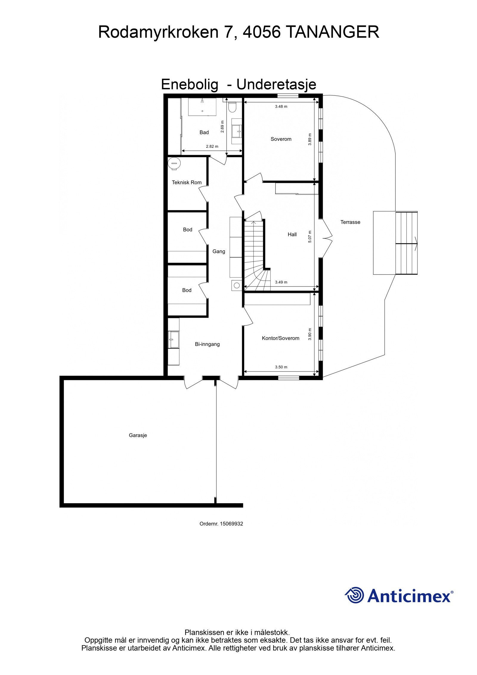 Plantegning | Underetasje Galleribilde