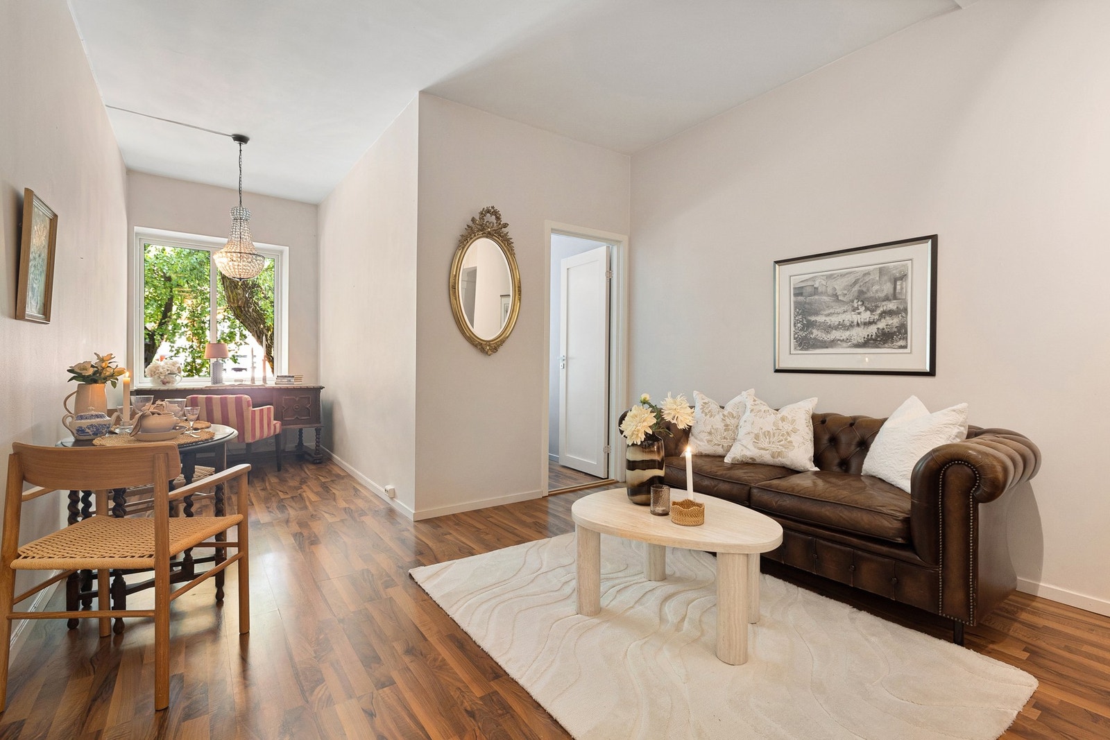 Dette er en attraktiv 2-roms leilighet med en svært bovennlig planløsning. Galleribilde