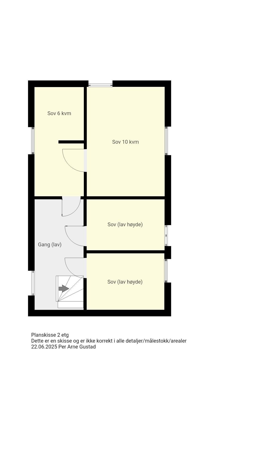 Plan 2 etasje Galleribilde