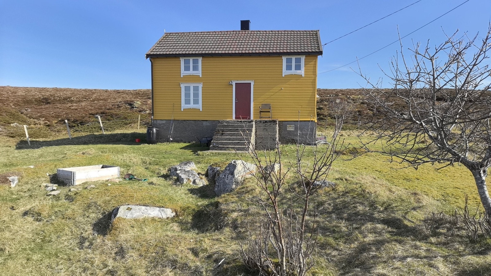 Huset fra nordvest Galleribilde