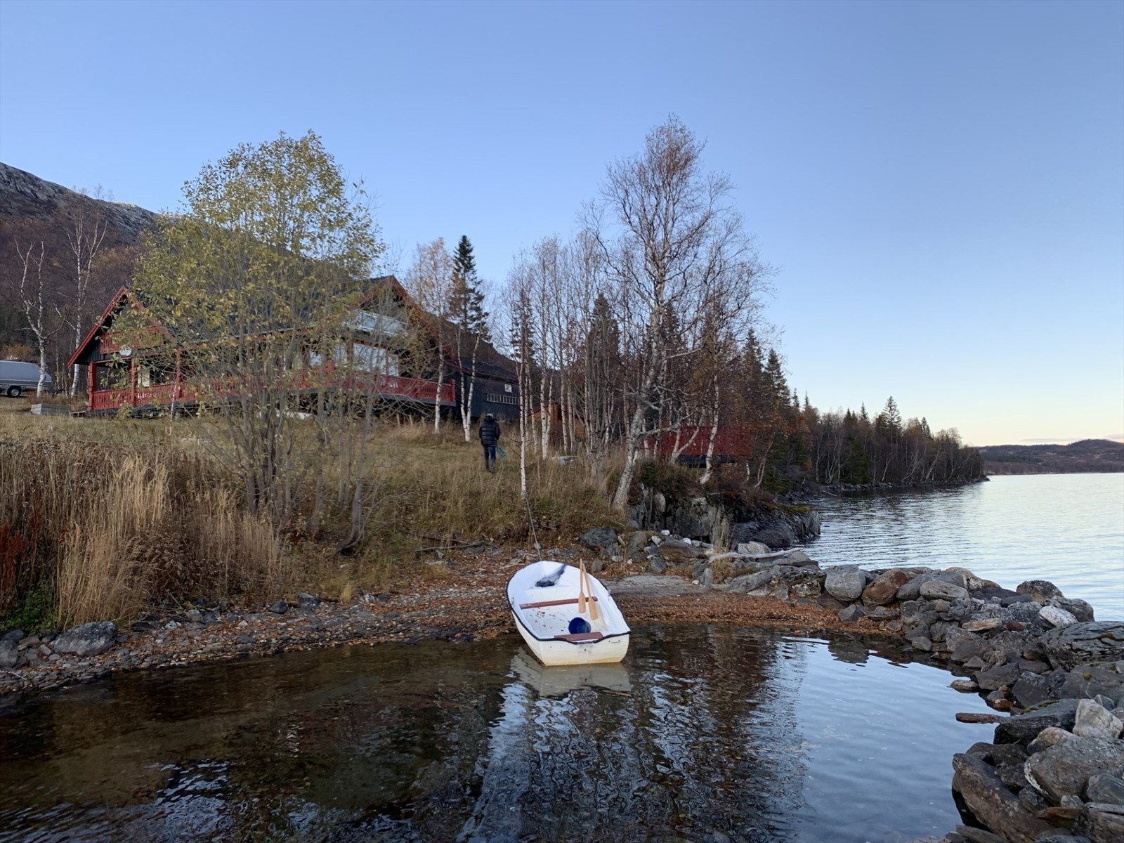 Båtplass ved hytten Galleribilde