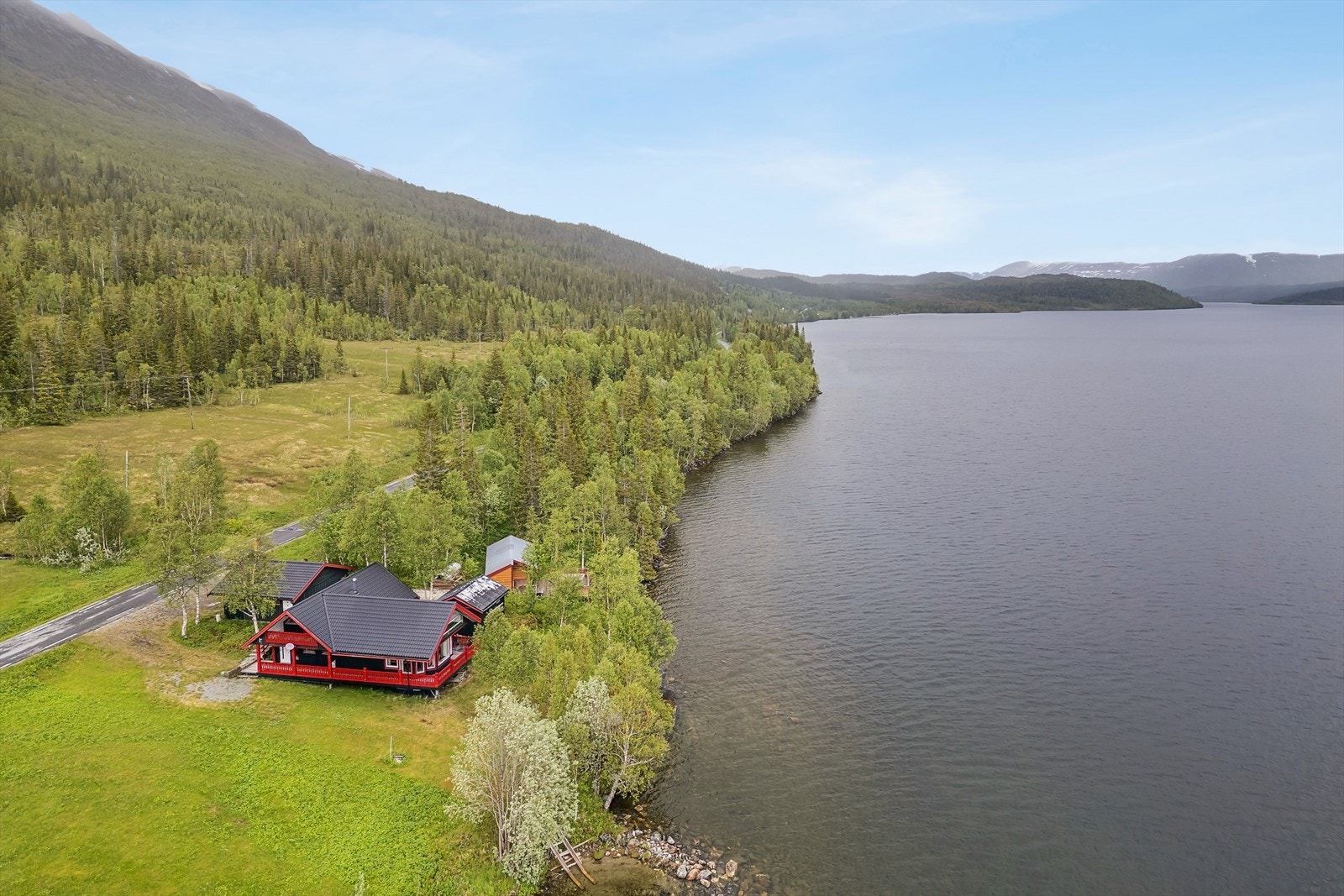 Dronebildet mot nord Galleribilde