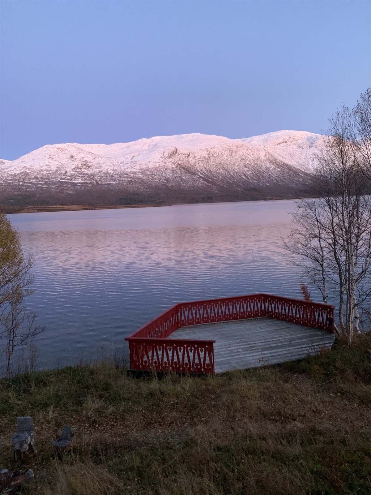 Utsikten fra hytten Galleribilde