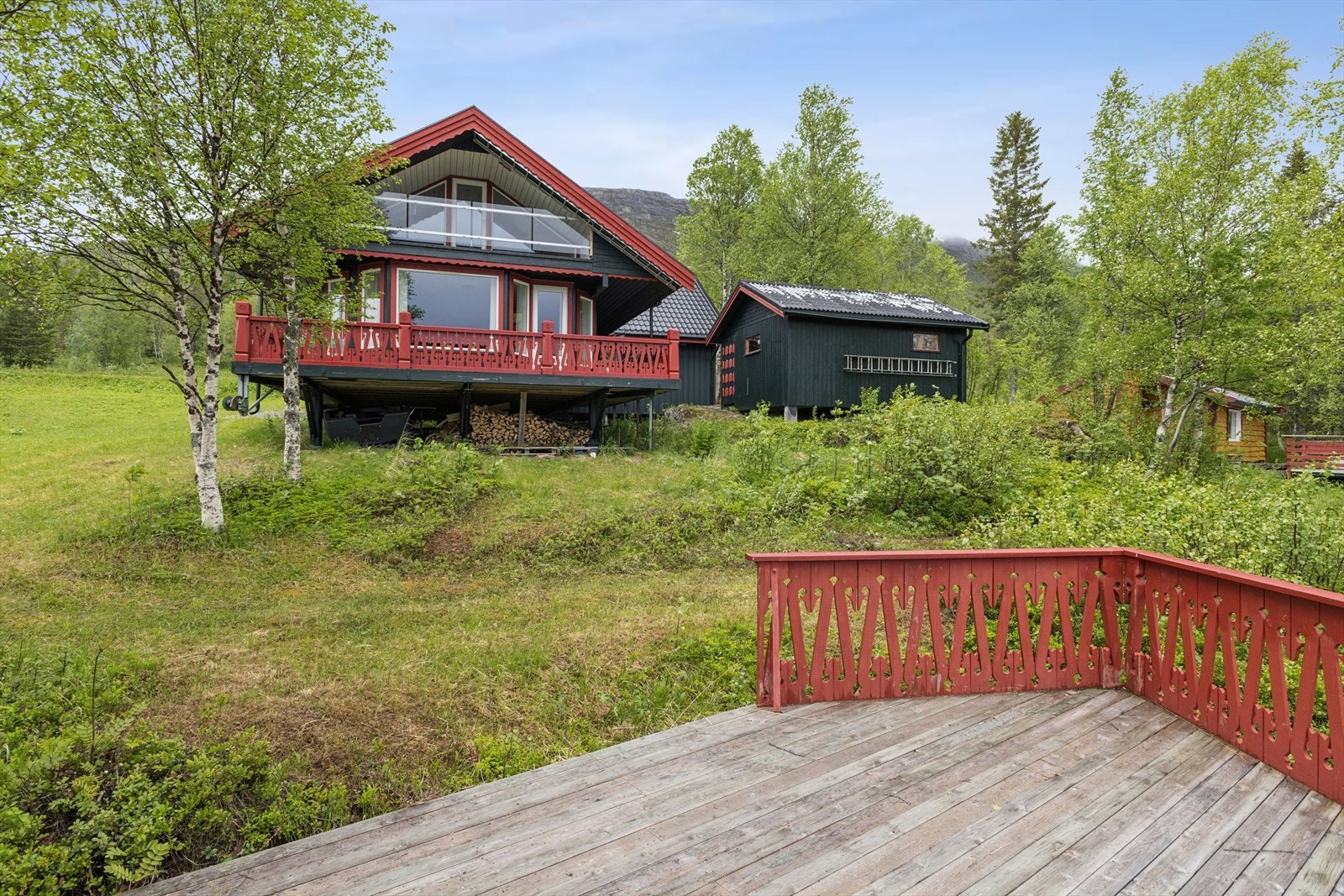 Fasade mot Øvre Fiplingvatn Galleribilde