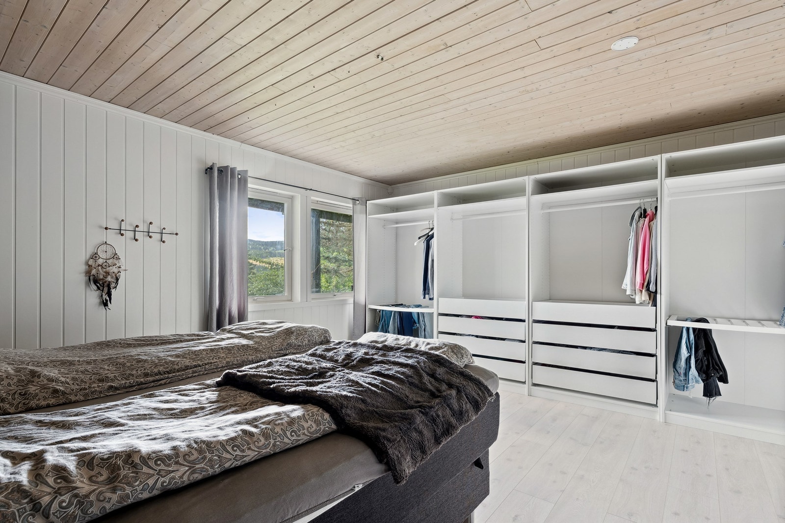 Innredet rom benyttet som soverom. Galleribilde