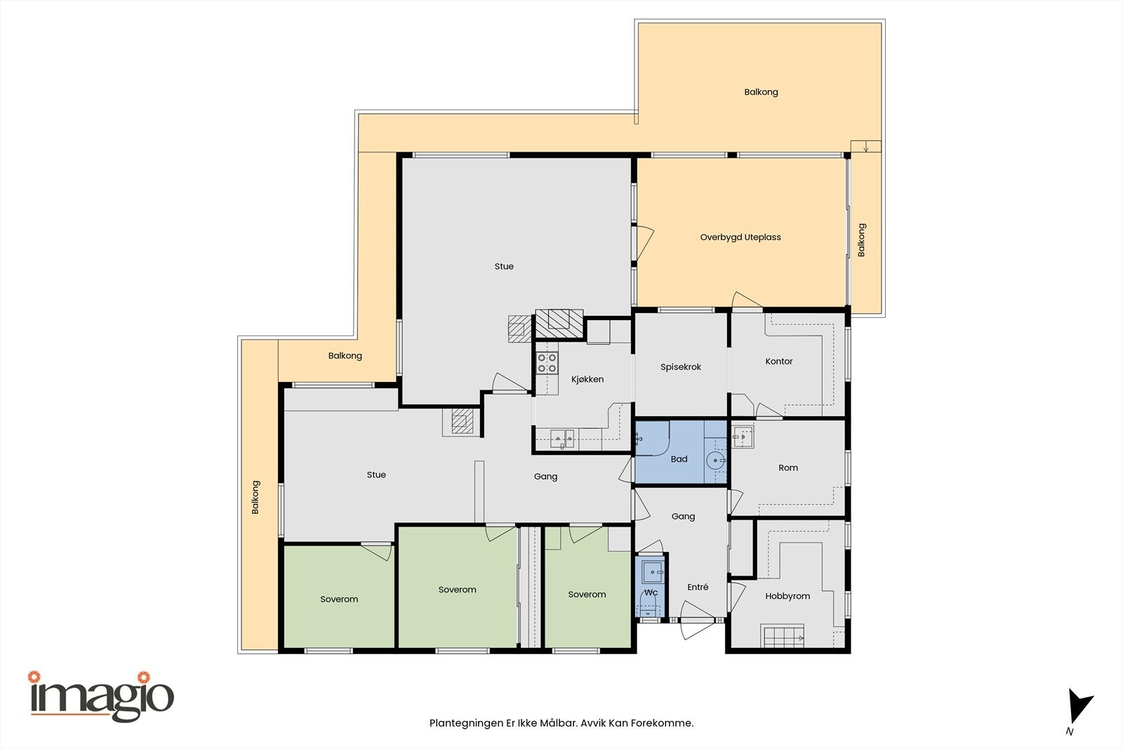 Plantegning Galleribilde