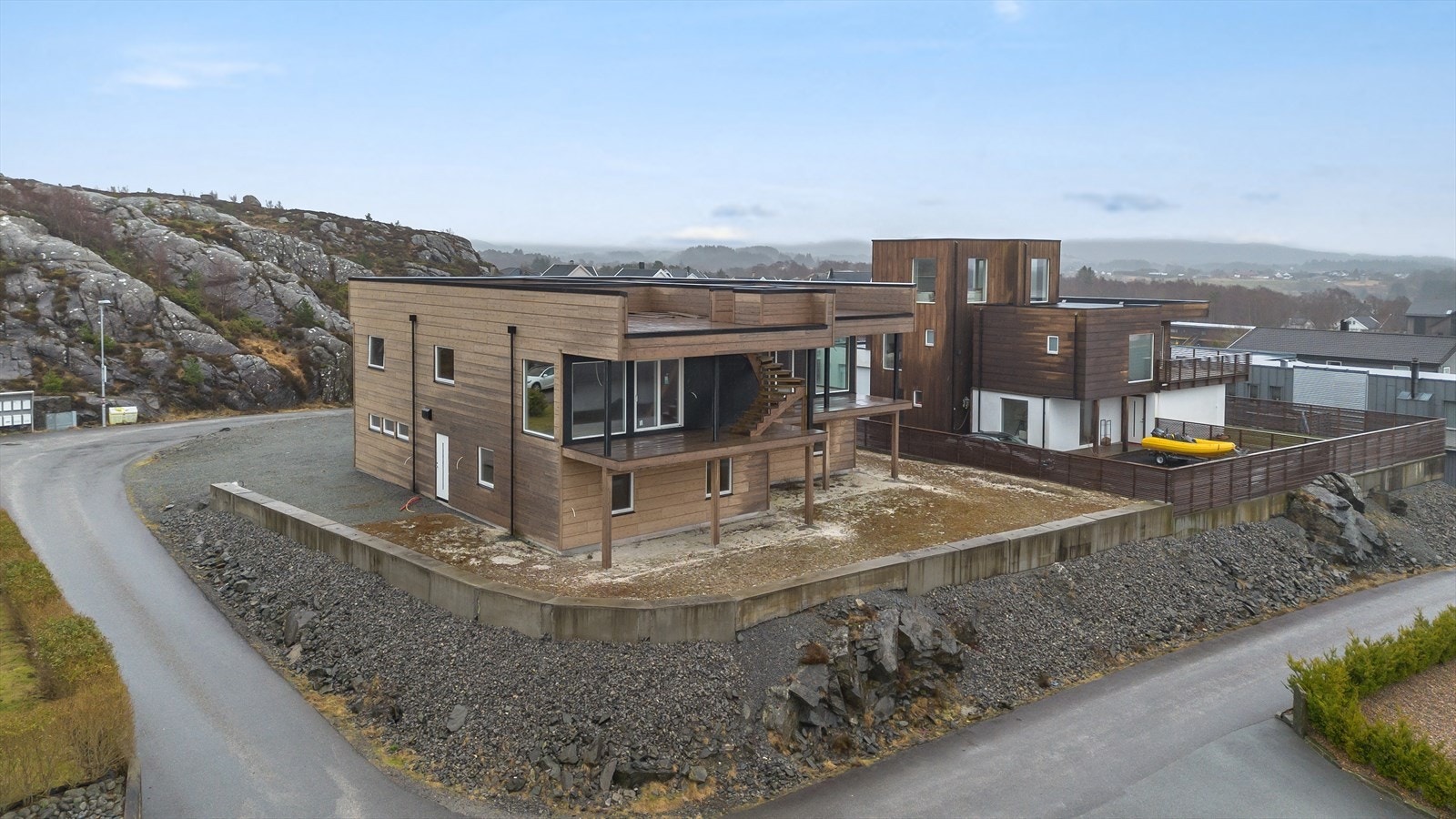 Trapp fra altan til takterrasse Galleribilde